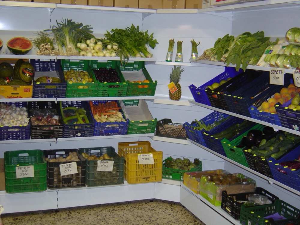 Estantería de supermercado