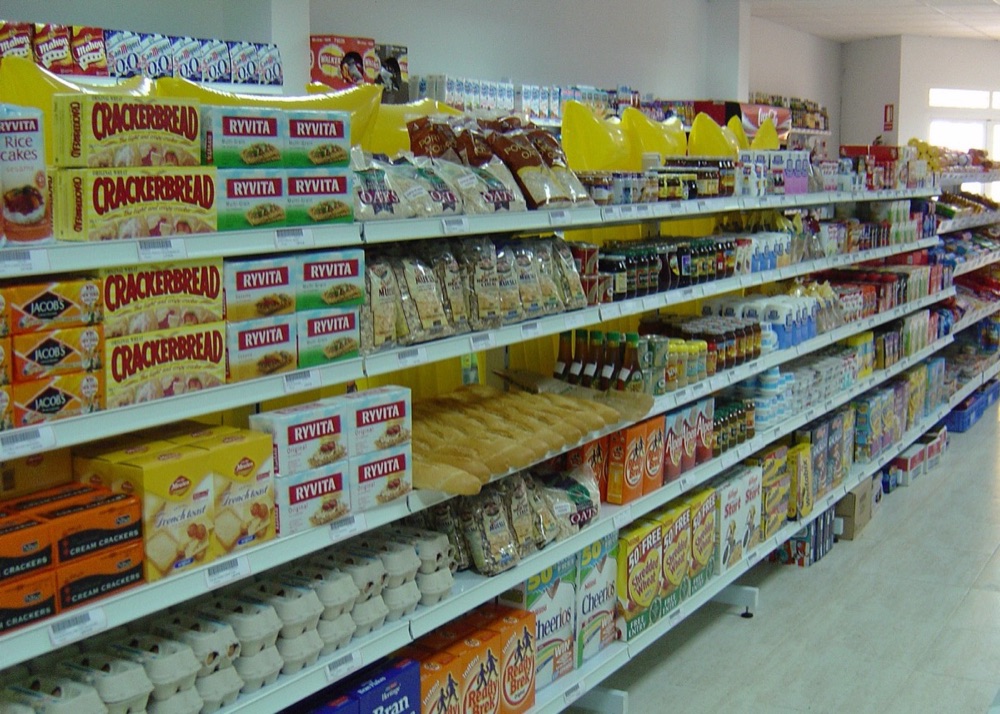 Estantería de supermercado